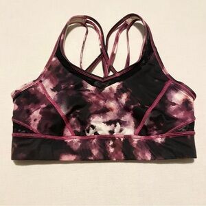 Lululemon Strap It Like Its Hot Bra Blooming Pixie Size 8